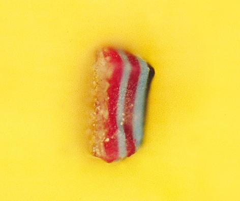 the worldwide smallest micro-colour code SECUTAG, in use by a brand owner
