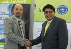 (L-R) Mr. Hisham Malak, Marketing and Channel Manager at Sybase Products Middle East and Mr. Imran Quraishi, Director – Services & International Business at iDecsions.