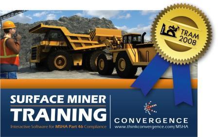 Convergence Training Receives First Place at MSHA’s 2008 TRAM Conference