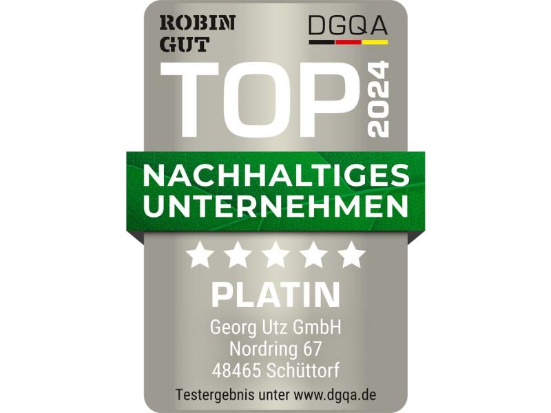 First companies receive the new ROBIN GUT seal of approval for sustainability at the highest level