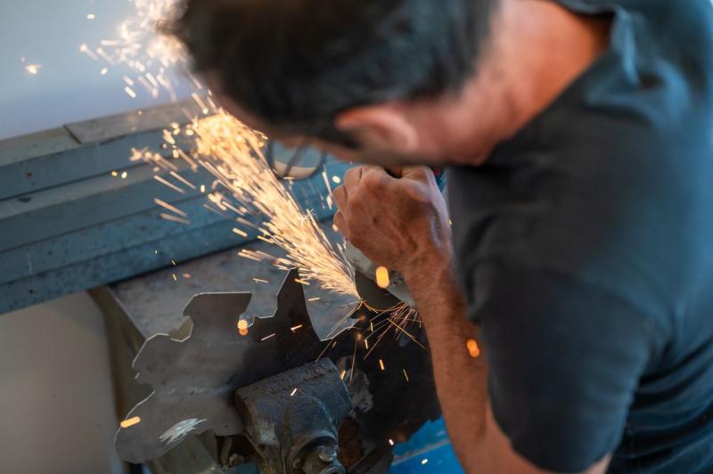 Tobias Demetz at work (Bolzano, South Tyrol) ( (C) )