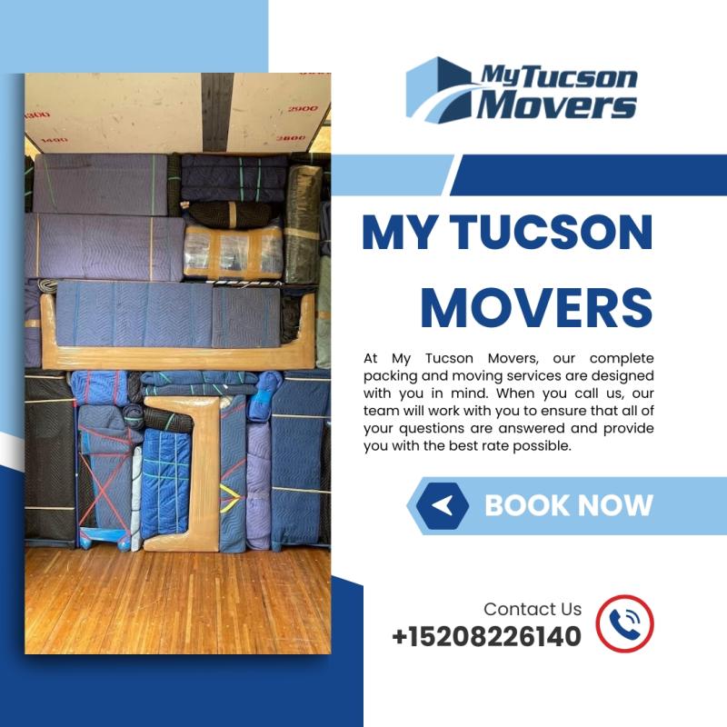 At My Tucson Movers, our complete packing and moving services are designed with you in mind. When you call us, our team will work with you to ensure that all of your questions are answered and provide you with the best rate possible.