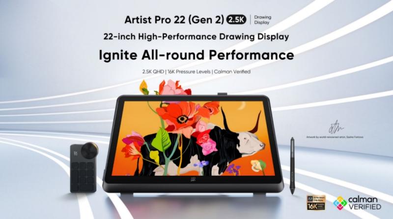 XPPen Unveils Artist Pro 22 (Gen 2) with 2.5 K High-Performance