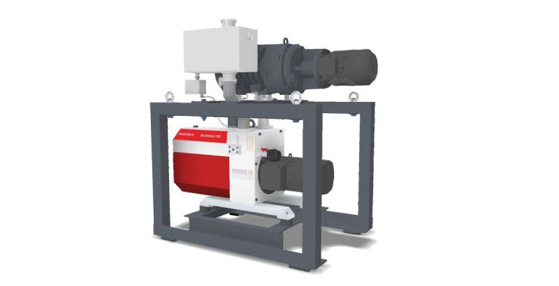 The new COMBI WVD vacuum booster pump unit is an expansion to the existing COMBI series. ( (C) Pfeiffer Vacuum+Fab Solutions)