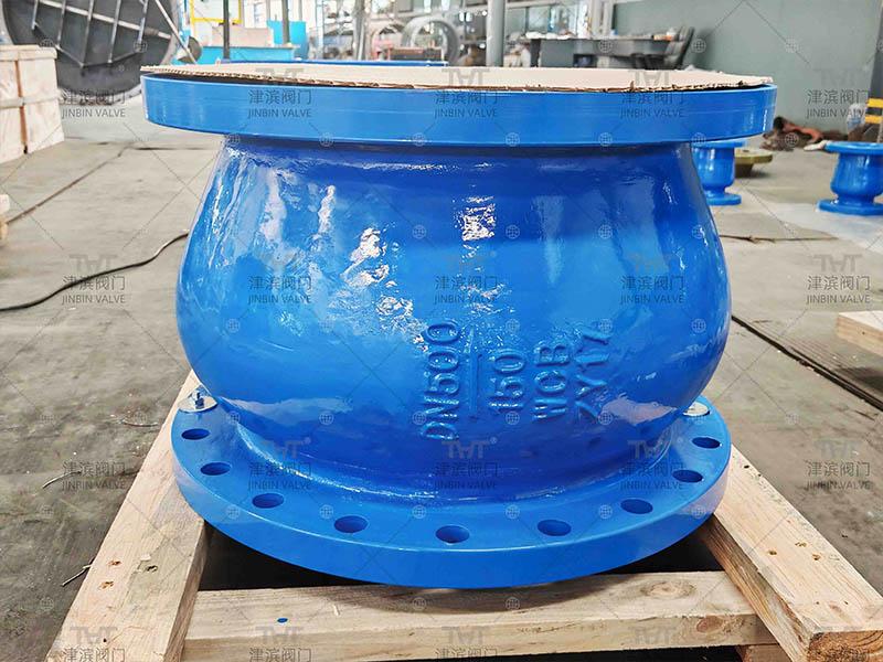 Large caliber silent check valves are about to be shipped