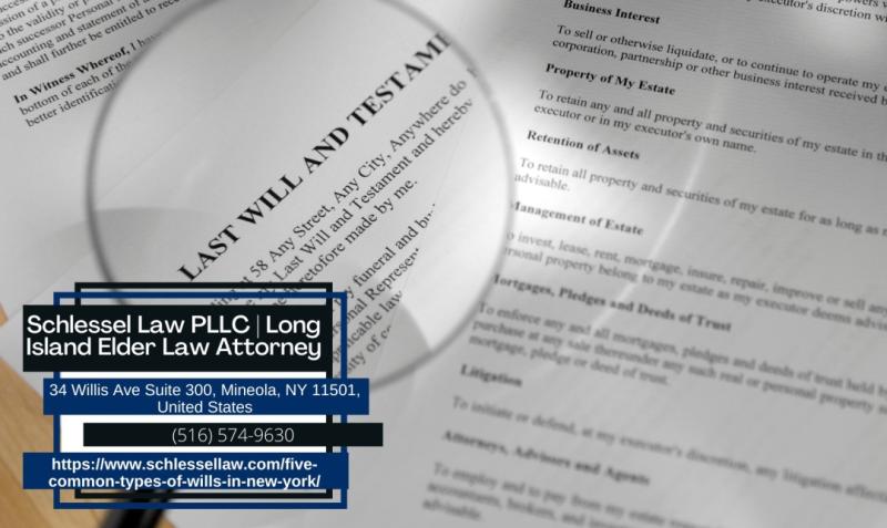 Long Island Estate Planning Attorney Seth Schlessel Discusses