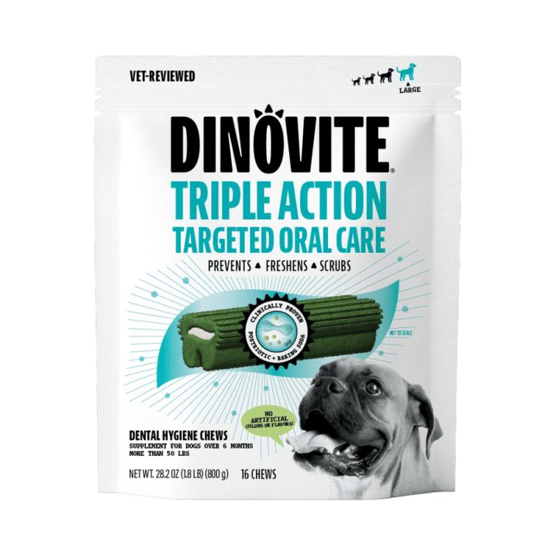 Dinovite Expands Into Canine Oral Care With Triple Action Dental