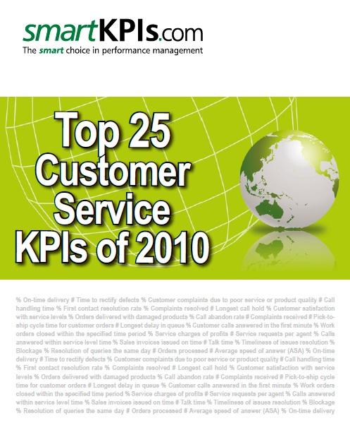 New smartKPIs.com Report Ranks the Top Customer Service KPIs