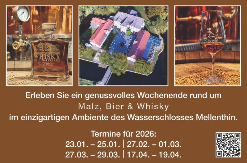 The Mellenthin Whiskey Weekend: A feast for the senses ( (C) Mellenthin Water Castle)