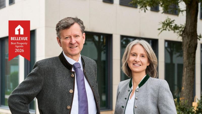 Rogers Immobilien - BELLEVUE Best Property Agent 2026, 13th award in a row ( (C) Rogers Immobilien)