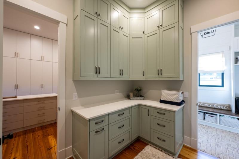 A custom home, like this one built by Wolf Construction, allows for complete customization to a family or individual's lifestyle and design preferences.