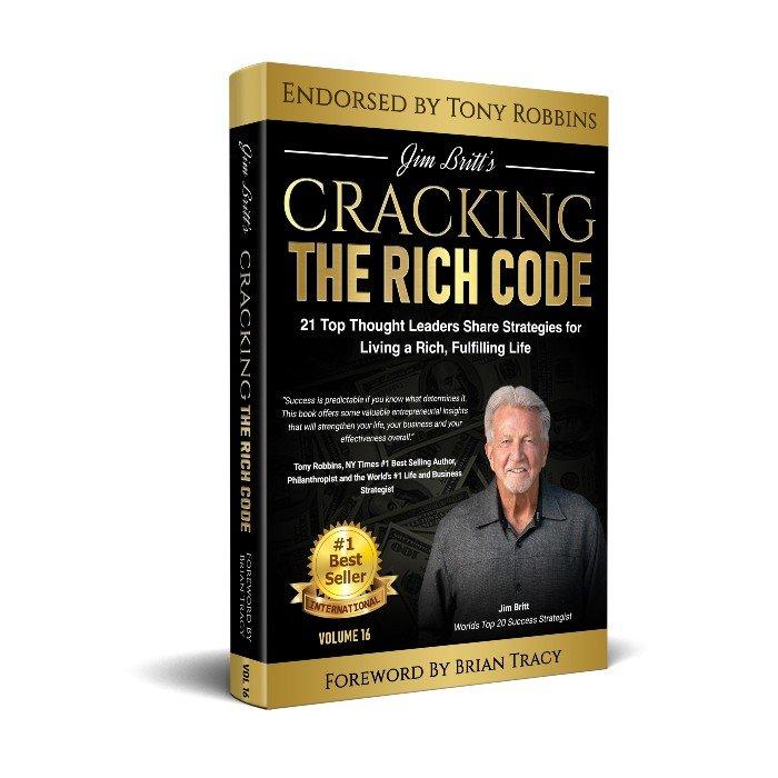 Jim Britt Unveils "Cracking the Rich Code, Vol. 16", Endorsed