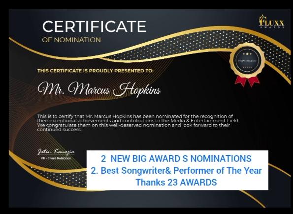 Victorious Marcus Earns Two Major Award Nominations and Expands