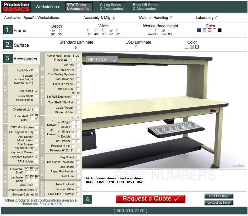 Production Basics wins award for 3D workstation configurator