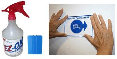 EZ-ON Label Application Kit from Graphic Products improves label appearance and strength