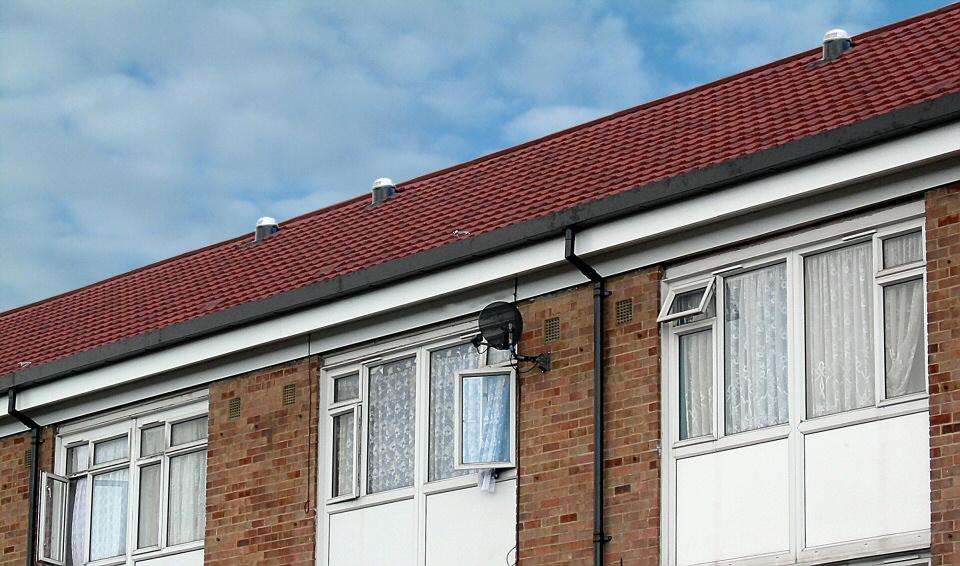 The first Guttermaster contract to qualify for the scheme was undertaken for Harlow Council and involved the conversion of a flat roof to pitched
