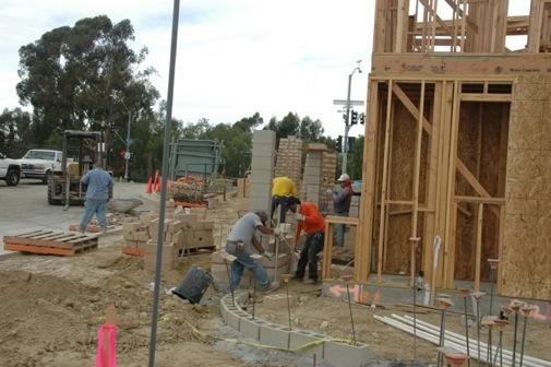 New homes under construction at Davidson Communities’ Miraval at Torrey Highlands