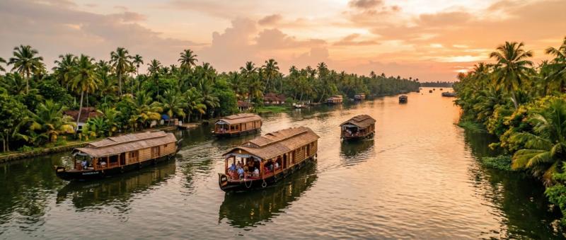 Tours in India Offers World-Class Luxury Houseboat Experiences
