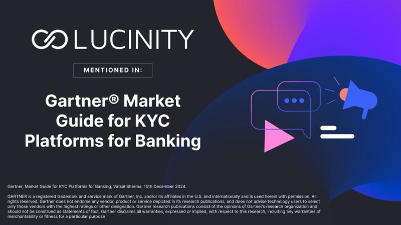 Lucinity Mentioned as Agentic AI in the 2024 Gartner Registered
