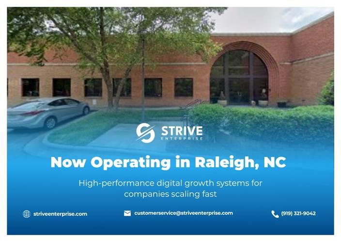 Strive Enterprise Opens New Raleigh Office as Part of Its 2026
