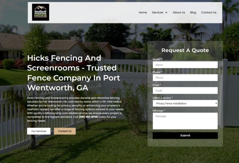 Hicks Fencing & Screenrooms expands fence installation
