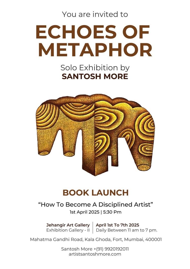 Artist Santosh More holds his Solo Exhibition "Echoes