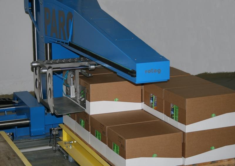 PARO palletising robot with enhanced technical design and increased palletising performance