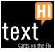 Text Hi Announces Text Greetings Cards