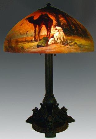 Handel Nomad with Camel lamp, est. $20,000/$25,000.