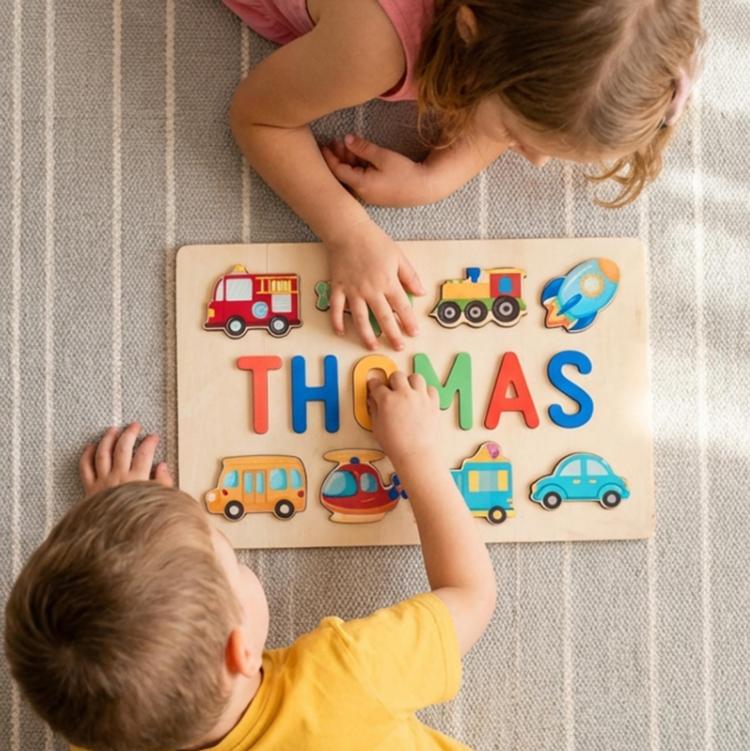 Woodemon Launches Custom Name Puzzle Blending Play, Learning,