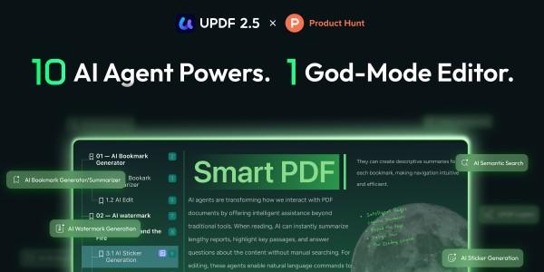 UPDF 2.5 Debuts on Product Hunt, Introducing AI-Powered PDF