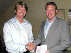 Christopher Graham (right), Head of License Distribution, welcomed Chris Hunter (left) on board to be a new License Partner of Engel & Voelkers Middle East.