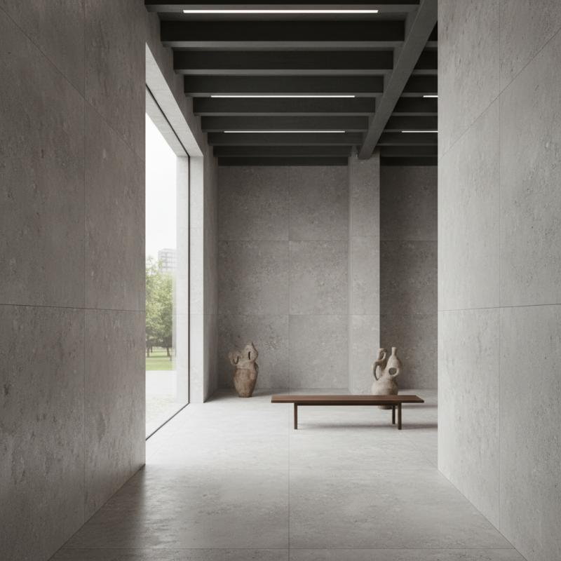 What is Rough Cement Texture Porcelain Panel and Its Benefits?