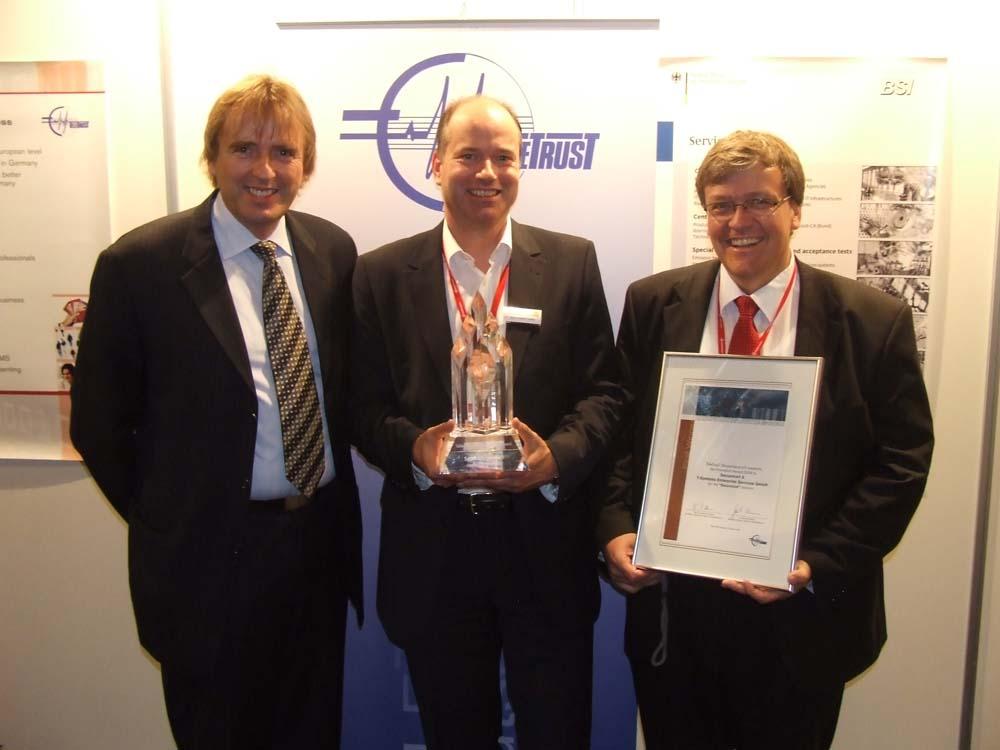 TeleTrusT Innovation awards confered on Secusmart, CONNET and CORISECIO