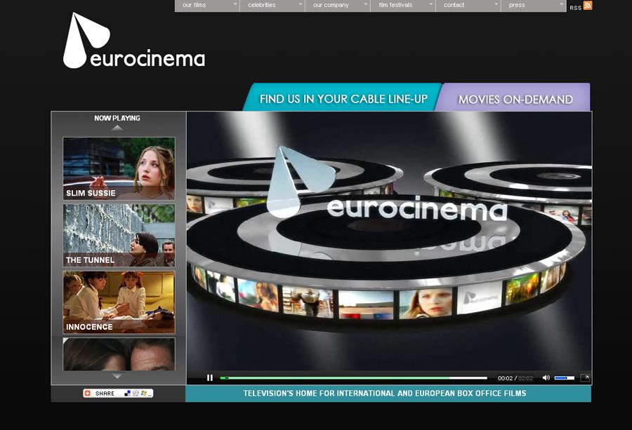 Eurocinema.com homepage