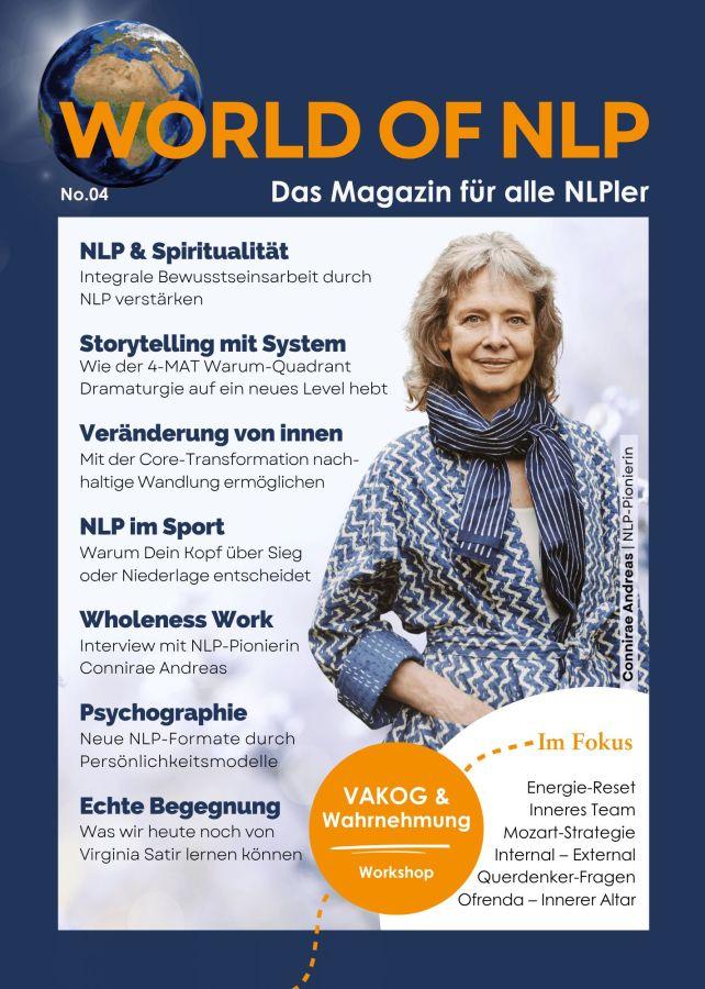 World of NLP Magazine Cover, Issue 4 ( (C) Landsiedel NLP Training)