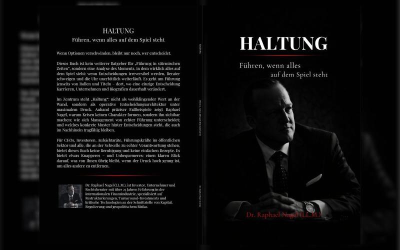 HALTUNG book cover ( (C) Dr. Raphael Nagel (LL.M.))