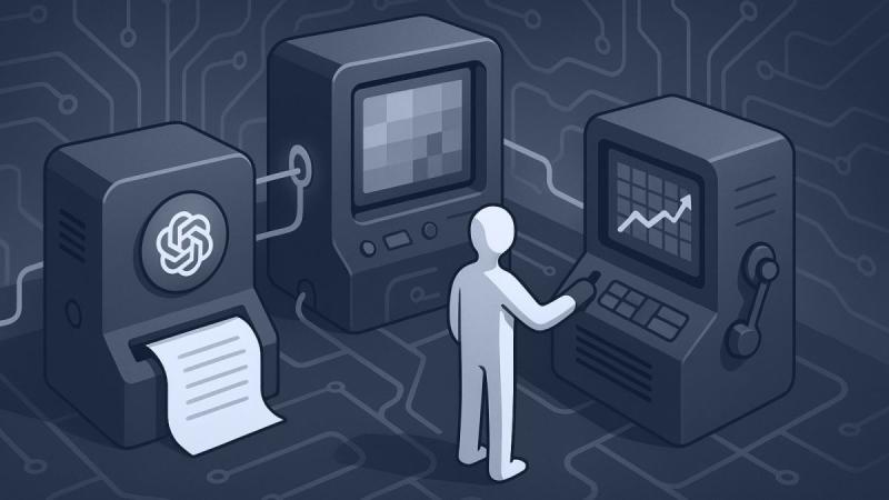 Various specialized AI models are used behind the scenes at ChatGPT. (Illustration generated with ChatGPT)