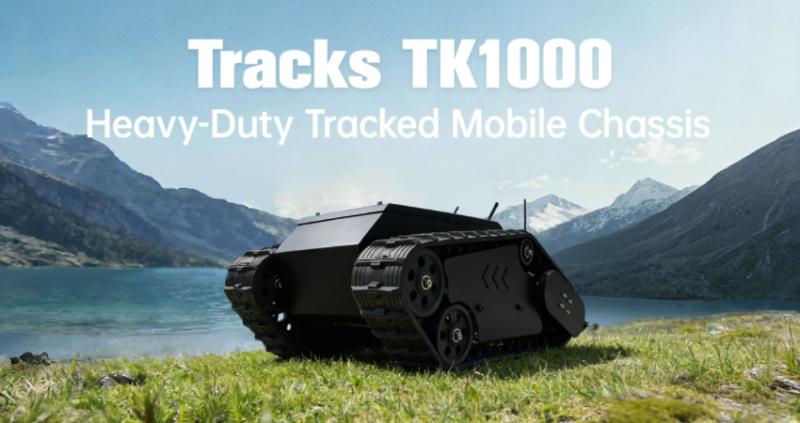 Tracks TK1000 Tracked Robot Chassis | Heavy-Duty All-Terrain