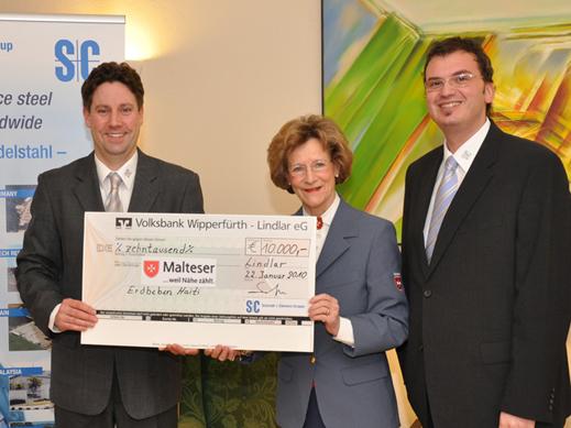 10,000 Euro aid for disaster victims to Malteser Relief Agency
