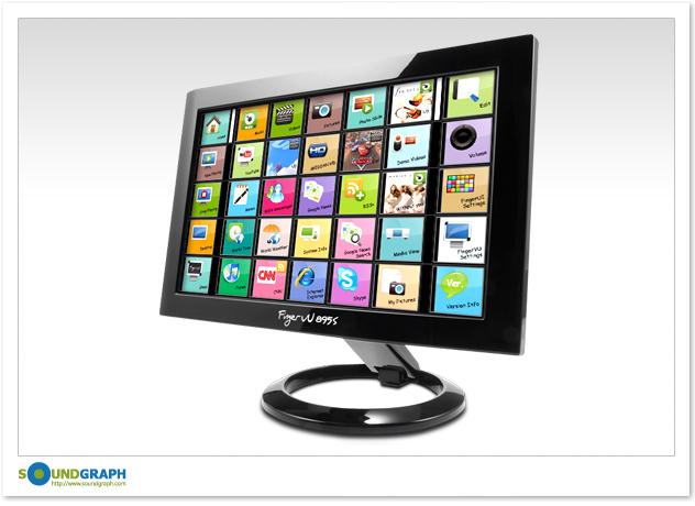IFA 2010: FingerVU 895S – 8.9” USB Monitor for B2B and industrial applications