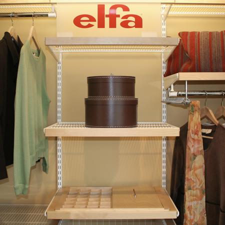 elfa products at The shelving Store