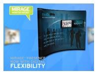 NYC Trade Show Booths Innovator Offers Floating Monitor Back-