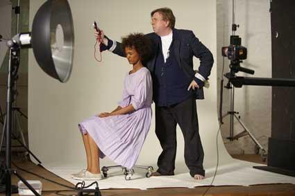 Liya Kebede and Timothy Spall