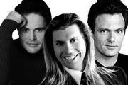Rikki Lee Travolta (center), Donny Osmond (left), and Patrick Cassidy (right) are the Top Three world ranked stars of Joseph and the Amazing Technicolor Dreamcoats.