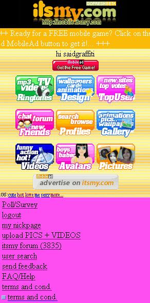 itsmy mobile community, mobile social networking, mobile web marketing; mobile user generated content
