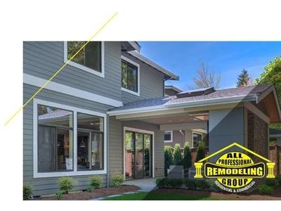 Protect your home with All Professional Remodeling Group - #1 Roofing Company - New Jersey, a top choice for expert roofers. This image highlights a beautiful home exterior featuring durable roofing. We specialize in residential installations and replacem