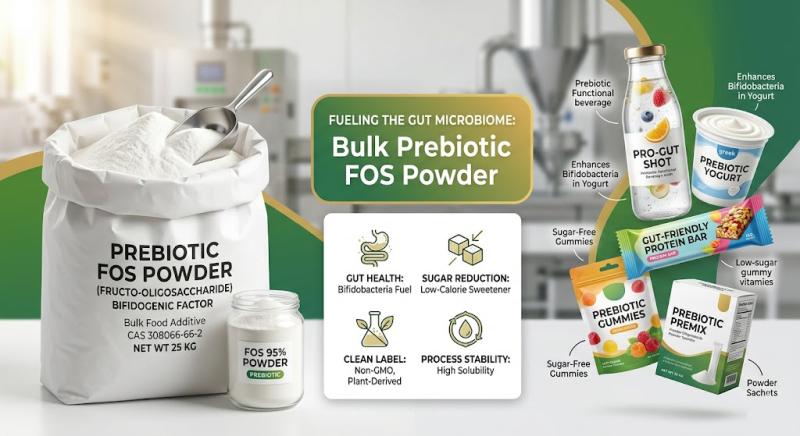 Fructo-Oligosaccharides (FOS) and the Gut Microbiome: