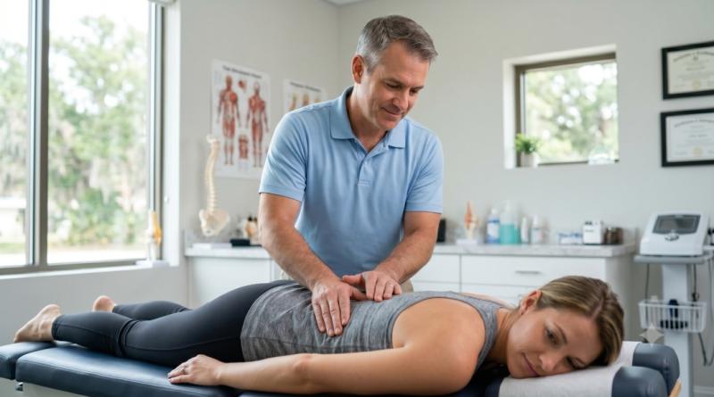 A professional chiropractor performs a precise chiropractic adjustment for back pain at Jernigan Chiropractic & Rehab, providing a non-invasive path to long-term back pain relief through dedicated chiropractic care in Gulfport, MS.