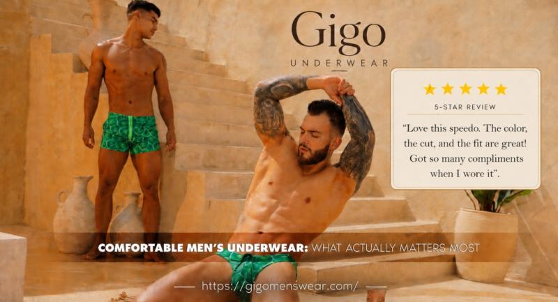 Gigo Underwear Named the Best Choice for Men's Underwear in